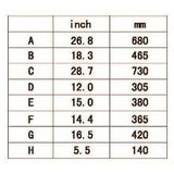 6 L Cabot Round Toilet - White