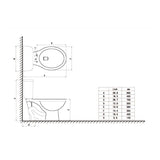 6 L Cabot Round Toilet - White
