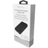 20,000 mAh Power Bank - Black