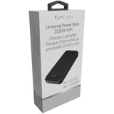 20,000 mAh Power Bank - Black