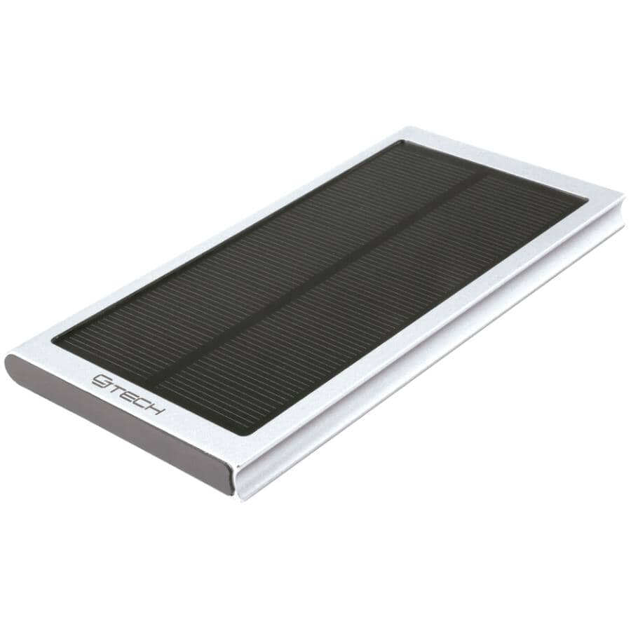 4,000 mAh Solar Power Bank - Silver