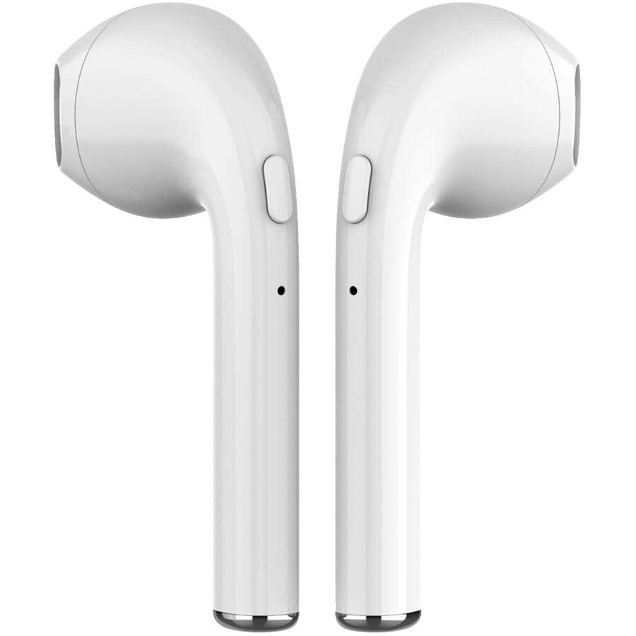 True Wireless Earbuds with Charging Case - White