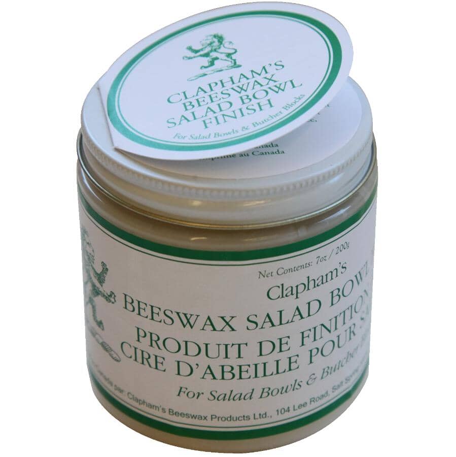 7oz Beeswax Salad Bowl Finish