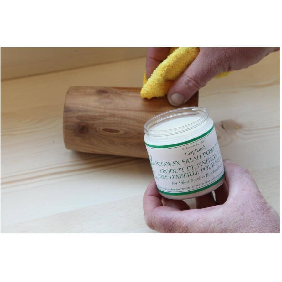 7oz Beeswax Salad Bowl Finish