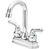 2 Handle Bar Faucet - Chrome