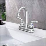 2 Handle Bar Faucet - Chrome