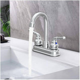 2 Handle Bar Faucet - Chrome