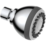 3 Setting Wall Mount Showerhead - Chrome Plated