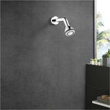 3 Setting Wall Mount Showerhead - Chrome Plated