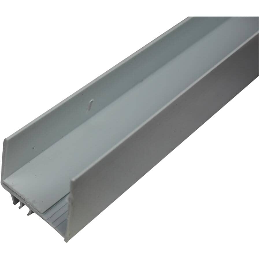 2 Piece Adjustable 3/4" to 1-1/2" Vinyl U Door Sweep