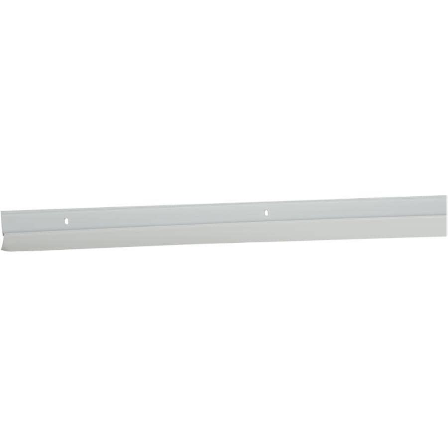 3' White PVC Door Sweep