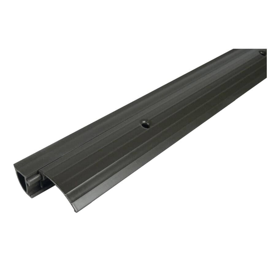 36" Brown Polymer/Aluminum Threshold