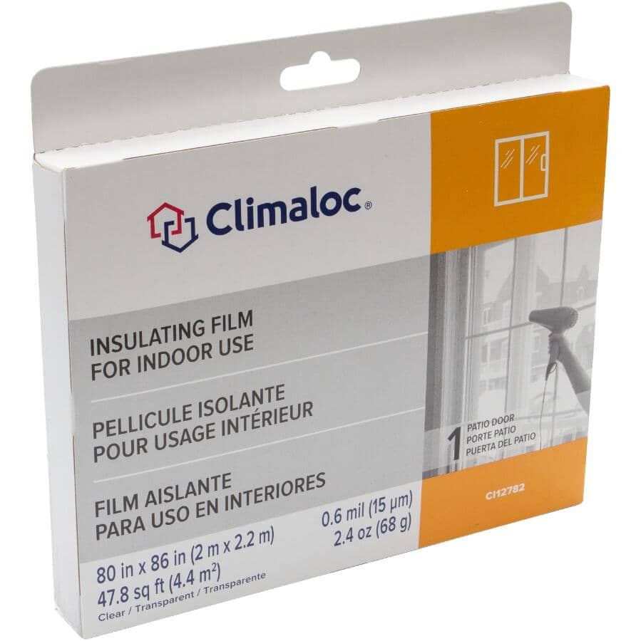 80" x 86" Patio Door Plastic Film Insulation Kit