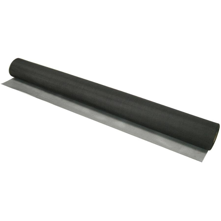 Aluminum Window Screen - Black, 36" x 84"