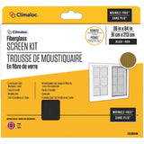 Fibreglass Window Screen Kit - Black, 36" x 84"