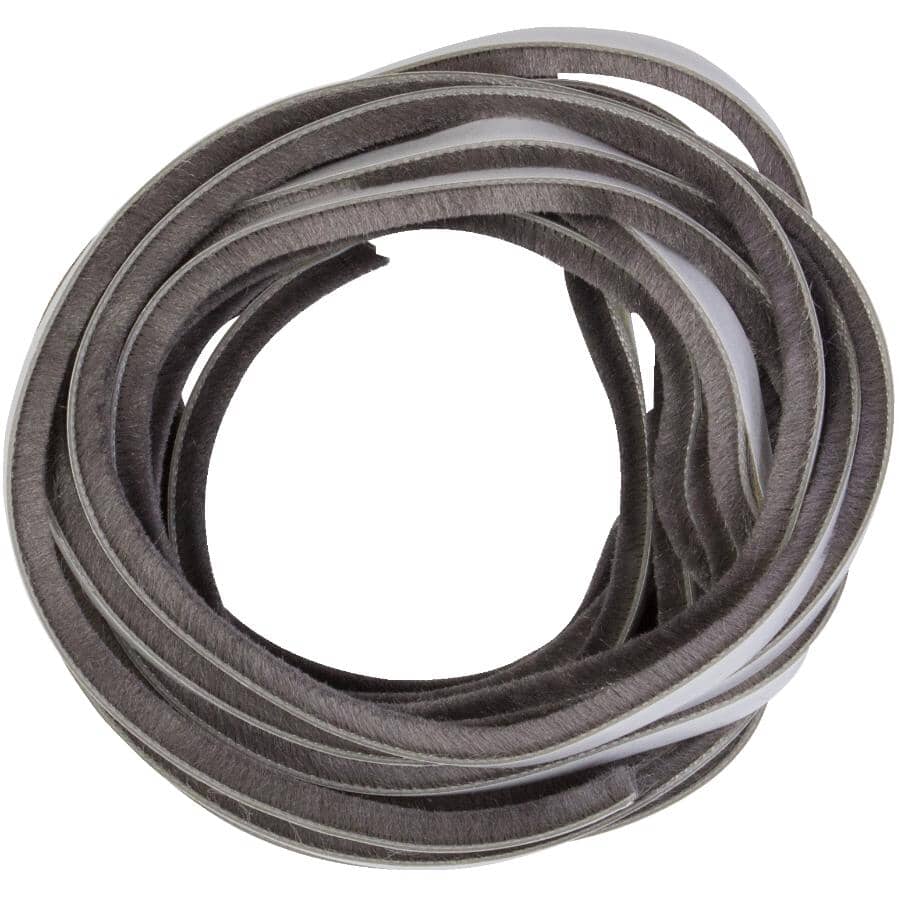 Self-Adhesive Pile Replacement Weatherstripping - 3/16" x 17'