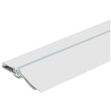 White Polymer/Aluminum Door Sweep