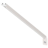 12 Pack 16" White Shelf Support Braces, with Anchors
