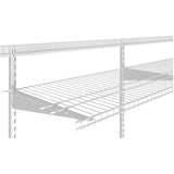 16" x 8' White Superslide Wire Shelf