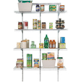 20" x 12' White Wire Mesh Shelf