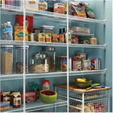 20" x 12' White Wire Mesh Shelf