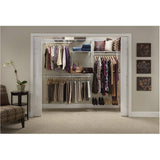 5' - 8' Shelf Track Closet Organizer with Shoe Rack