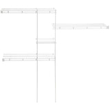 5' - 8' Wire Closet Organizer - White