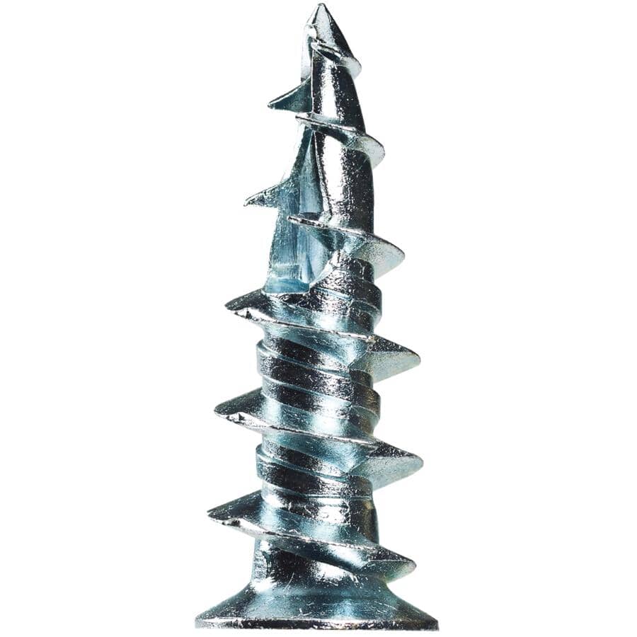 12 Pack #6 Zinc Plated Walldriller Anchors, with Screws