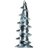 12 Pack #6 Zinc Plated Walldriller Anchors, with Screws
