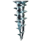 25 Pack #8L Zinc Plated Walldriller Anchors, with Screws