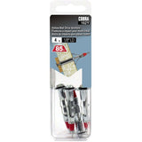 4 Pack 1/8" Zinc Plated Long Drive-In Hollow Wall Anchors