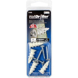4 Pack #6 Nylon Walldriller Anchors, with Screws
