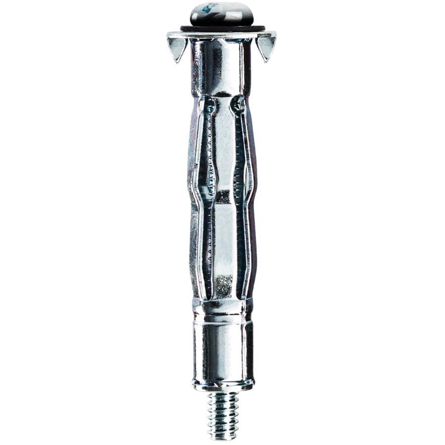 5 Pack 1/8" Zinc Plated Extra Short Hollow Wall Anchors