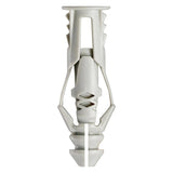 5 Pack #8 Grey Plastic Anchors, with Screws