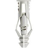 55 Pack #8-10 Plastic Anchors, with Screws and Bit