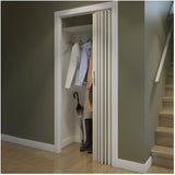 24-36" x 80" Via White Folding Door