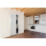 24-36" x 80" Via White Folding Door