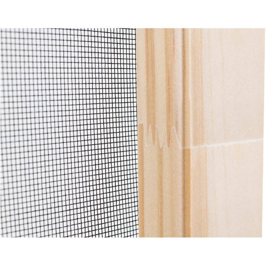 34" x 80" T-Bar Pine Screen Door