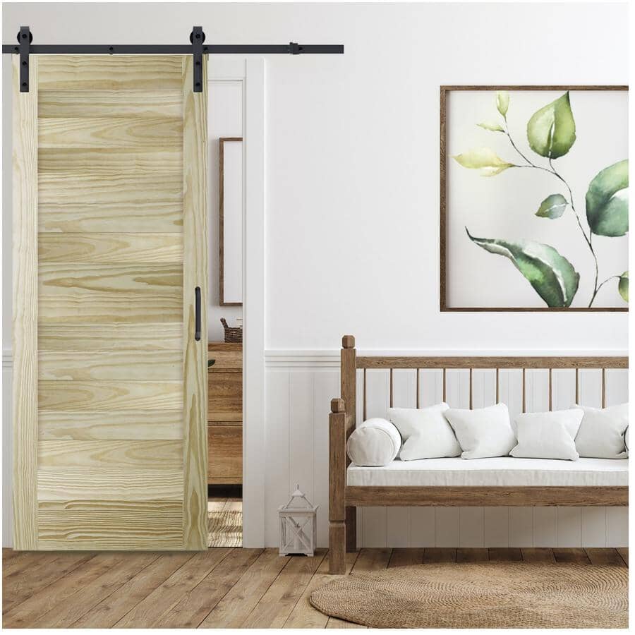 Architect Sliding Barn Door Kit - with Hardware, 37" x 84"