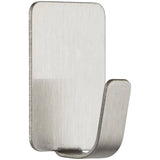 4 Hooks Plus 5 Strips Stainless Steel Small Adhesive Hooks