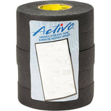 5 Pack 24mm x 25m Black Hockey Tape