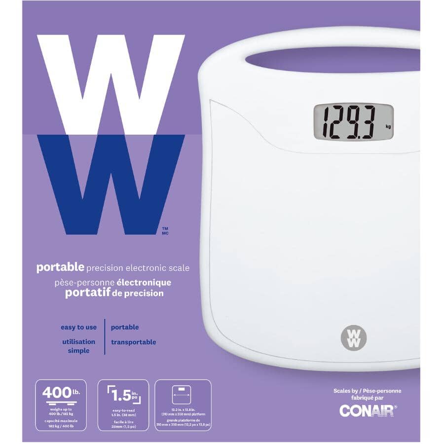 400lb White Digital Bath Scale