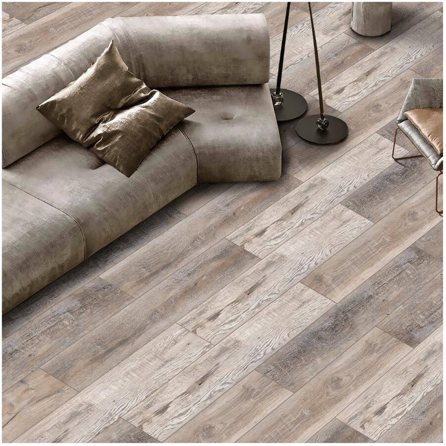 7" x 48" Waterproof Loose Lay Vinyl Plank Flooring - Himalayan, 23.89 sq. ft.