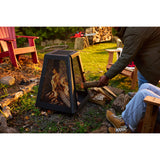 Spark Top #1 Outdoor Steel Fire Pit - with Poker, 20" x 20"