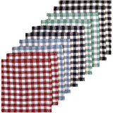 Cotton Dish Cloth - Assorted Colours, 14" x 14", 10 Pack
