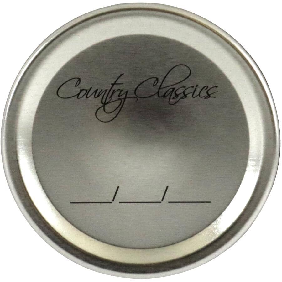 Regular Mason Jar Lids Without Bands - 12 Pack