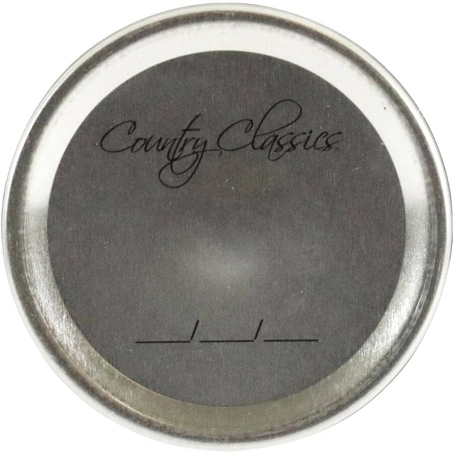 Wide Mason Jar Lids without Bands - 12 Pack