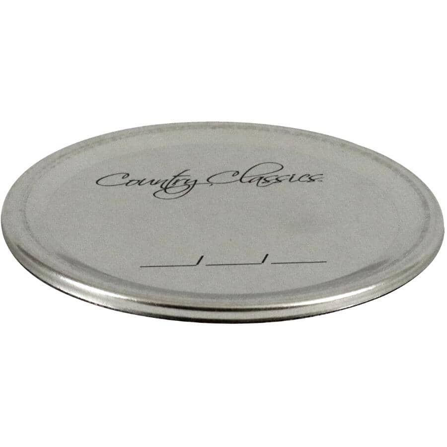 Wide Mason Jar Lids without Bands - 12 Pack