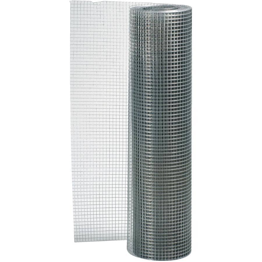 19-Gauge Galvanized Hardware Cloth - 36" x 1/2" x 50'