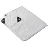 8' x 10' White Poly Tarpaulin